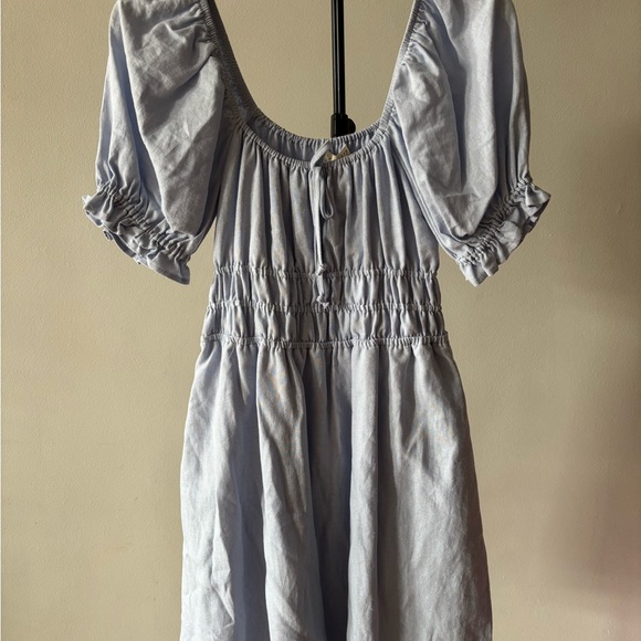 Copper Key Dresses & Skirts - Copper Key Sky Blue Gathered Dress